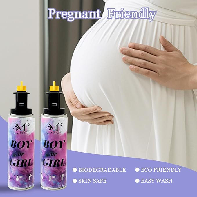Gender Reveal Fire Extinguisher – 100% Biodegradable Baby Boy Reveal Party Decorations, Ideal for Exciting Gender Reveal Blue Smoke(1 PCS)