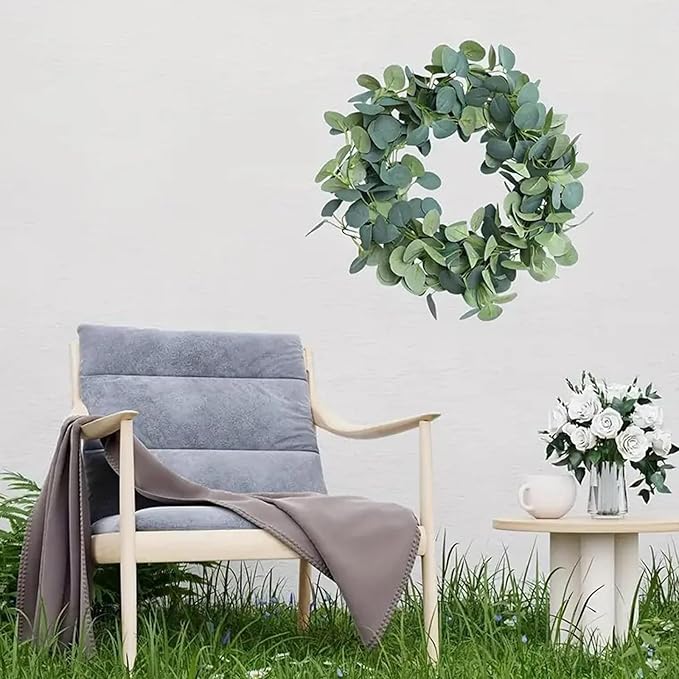 Artificial Eucalyptus Garland Faux Silk Leaf Décor Anniversary Engagement Party Wedding
