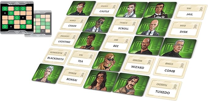 CGE Codenames: Duet Board Game (2nd Edition) The Top Secret Cooperative Word Association Game for Two Players & Couples Game Nights