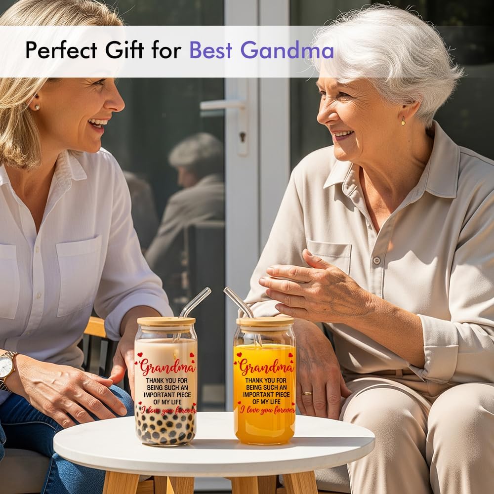 wtisan Gifts for Grandma from Granddaughter, Grandson, Gigi Gift for Best Grandma Ever - Birthday, Christmas, Mothers Day Gift Set