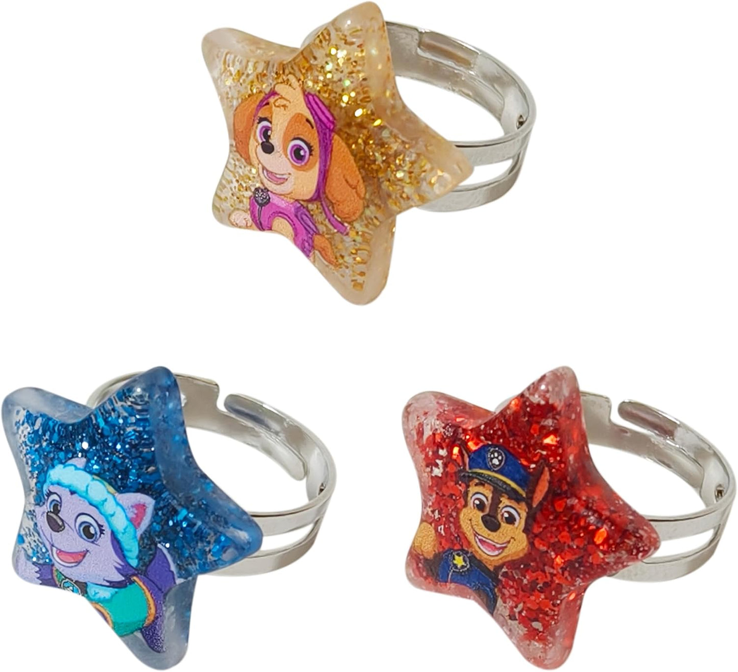 LUV HER Paw Patrol Girl's Jewelry Set - Dress up Toy Jewelry Box Set with Bead Necklace, Bracelet and Ring - Play Accessories - Ages 3+