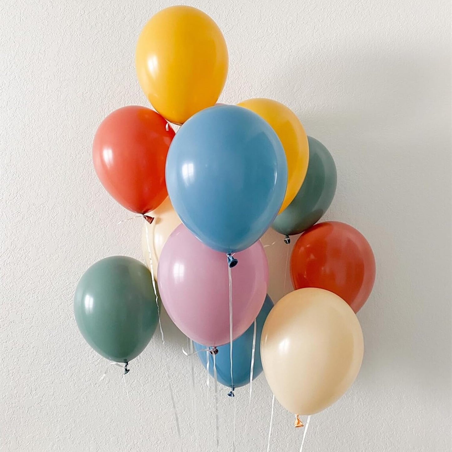 Colorful Balloons Rainbow Assorted Color Latex Balloons Set 60pcs 12inch Blush Blue Nude Light Purple Orange Yellow Helium Mixed Colored Balloon Boho Birthday Party Decoration Here Comes the Son