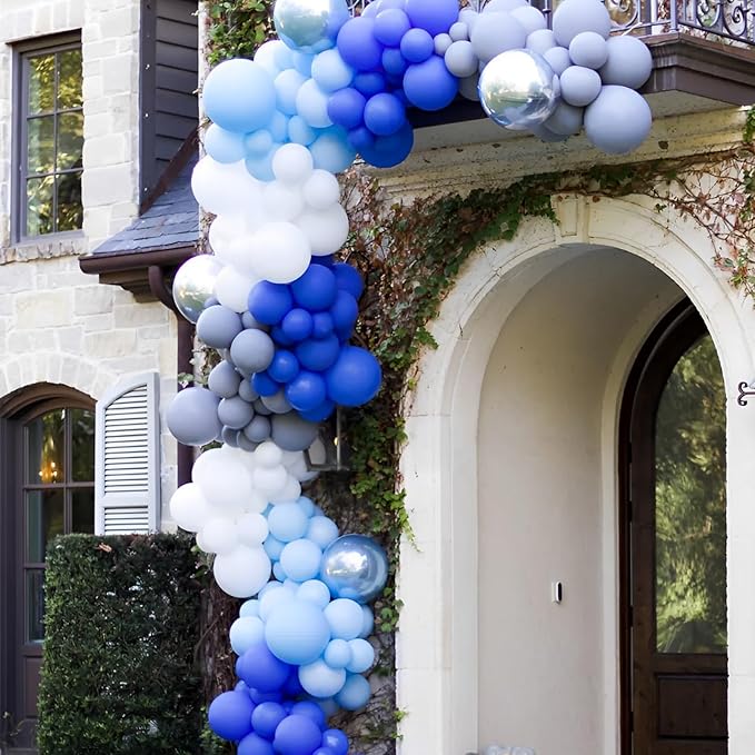 110pcs Royal Blue Balloons 12inch Blue Latex Party Balloons for Graduation, Wedding, Birthday, New Year, Baby Shower, Anniversary, Baseball, Nautical Party Decorations