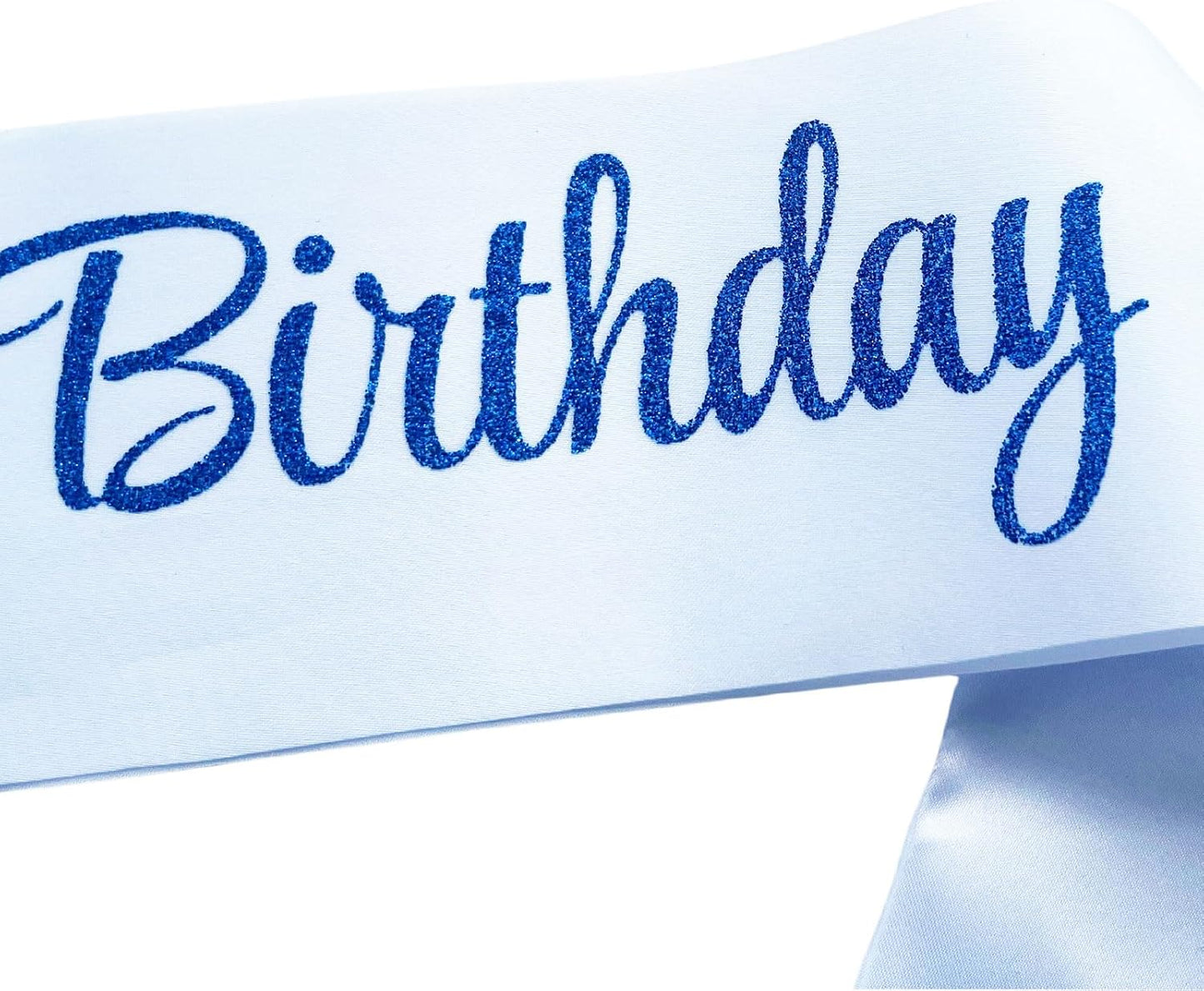 It's My 18th Birthday Sash, Birthday Sash for Women, Birthday Princess 18th Birthday Gifts Decorations for Happy 18th Birthday Party Favor Supplies,White Blue