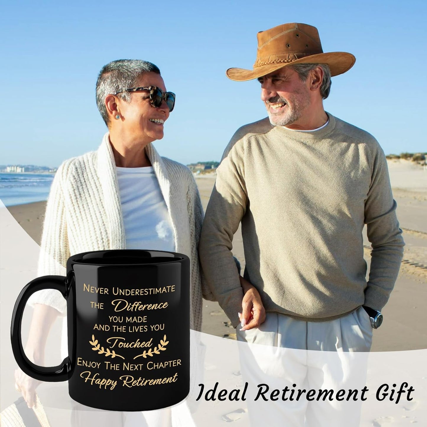 Retirement Gifts for Men Women 2025, Retirement Mug, Best Retired Gifts for Men Women, Dad, Coworkers, Friends, Teacher, Brother, Boss, Retired Coffee Cup Black 11oz
