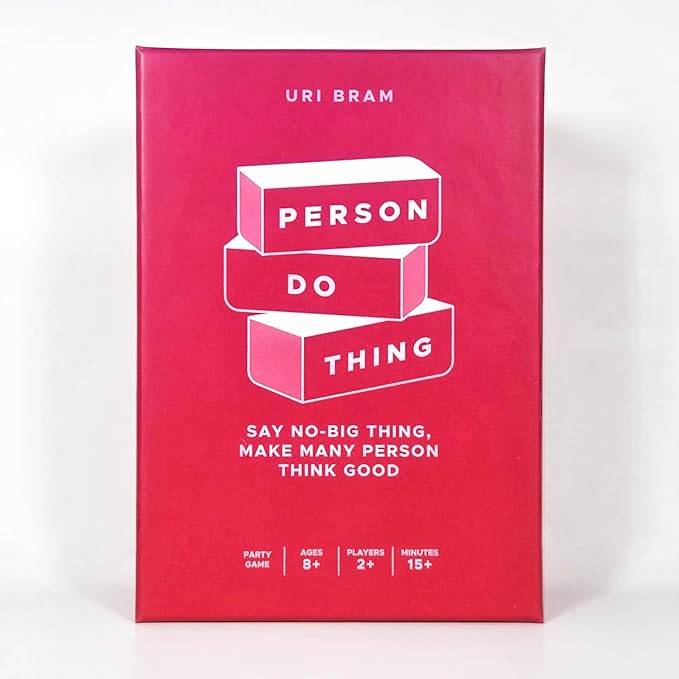 Person Do Thing Card Game: The Fast Friendly Party Game for Couples, Families and Friends | 15+ Mins | 2+ Players