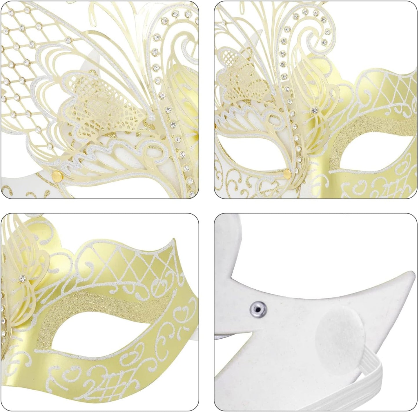 Mysterious Venetian Butterfly Lady Masquerade Halloween Party Mask Evening Prom Ball Mask Bar Costumes Accessory