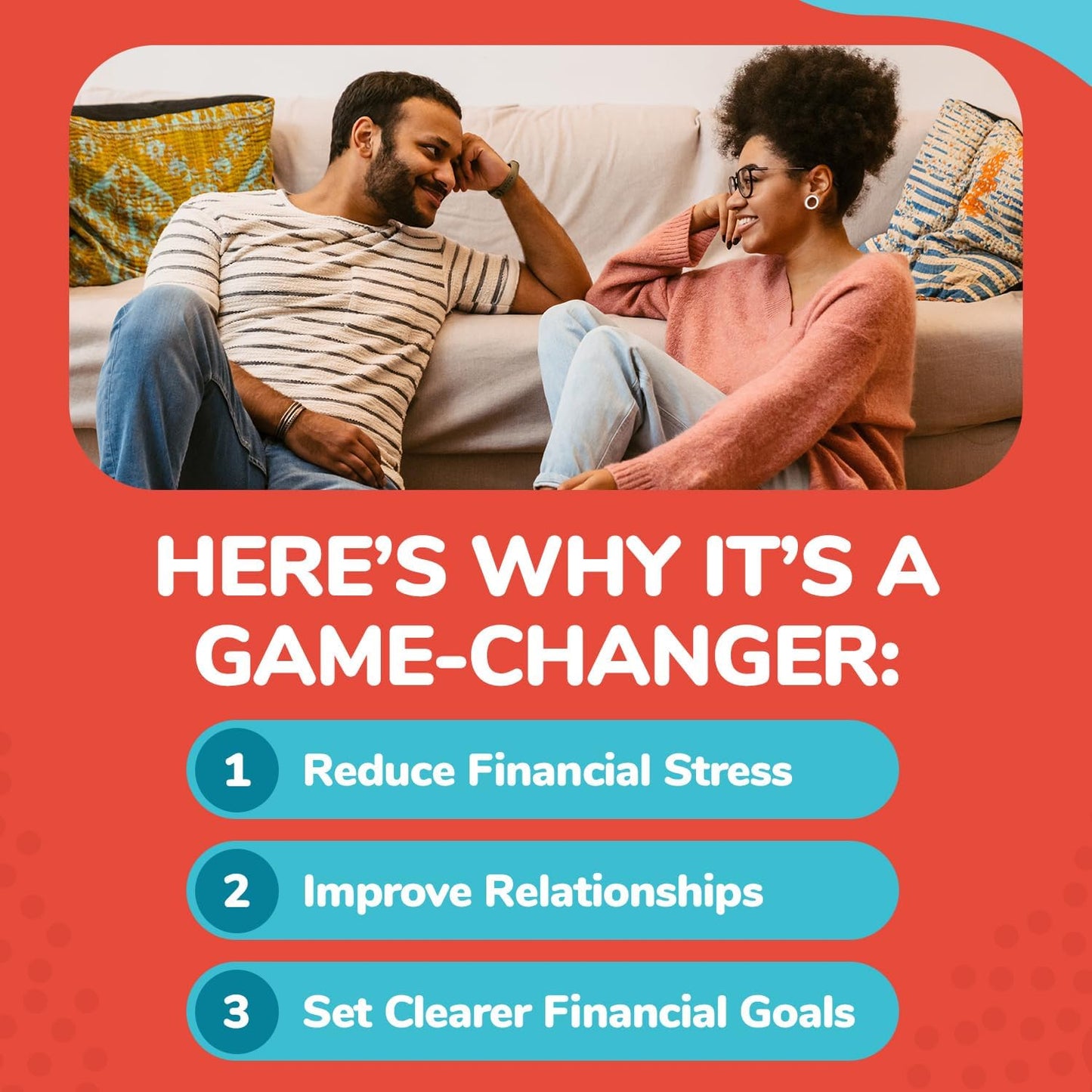 Let’s Talk Finances: Couple’s Edition - Conversation Card Game for Game Night Fun! Perfect for Engaged, Married, or Long-Term Partners to Laugh, Learn, and Connect Through Money Talks