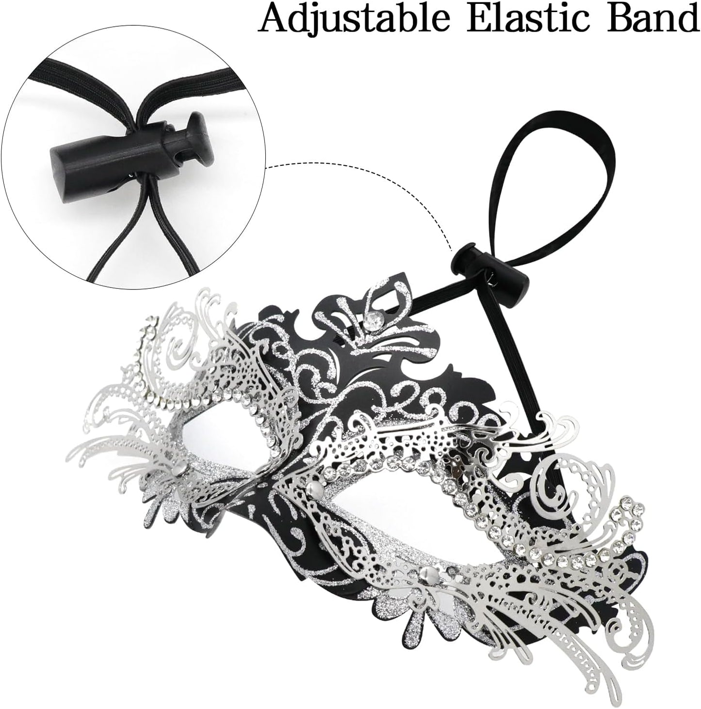 Coddsmz Masquerade Mask Venetian Masks Mardi Gras Mask Prom Ball Costume Mask Wedding Halloween Christmas Party Mask