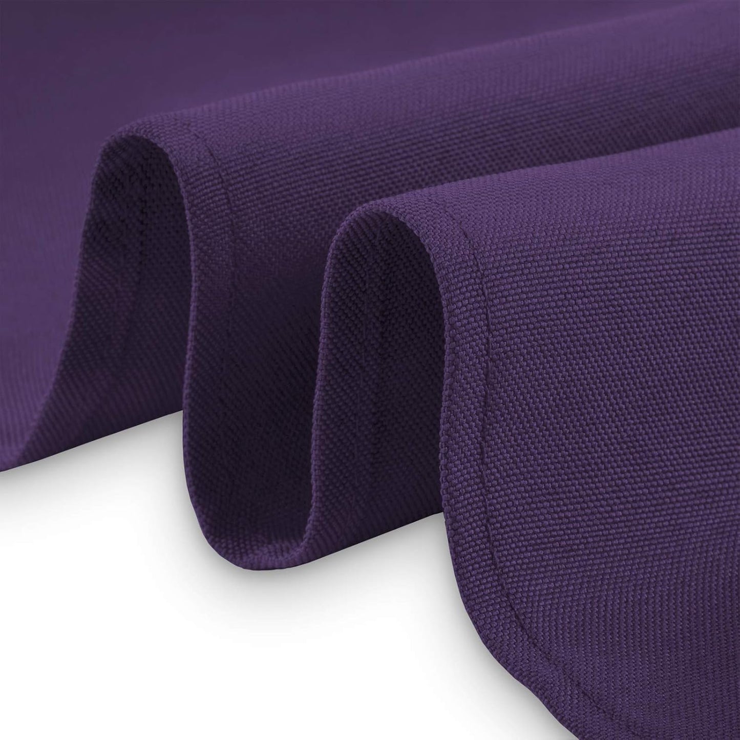 Lann's Linens - 60" x 102" Premium Tablecloth for Wedding/Banquet/Restaurant - Rectangular Polyester Fabric Table Cloth - Purple