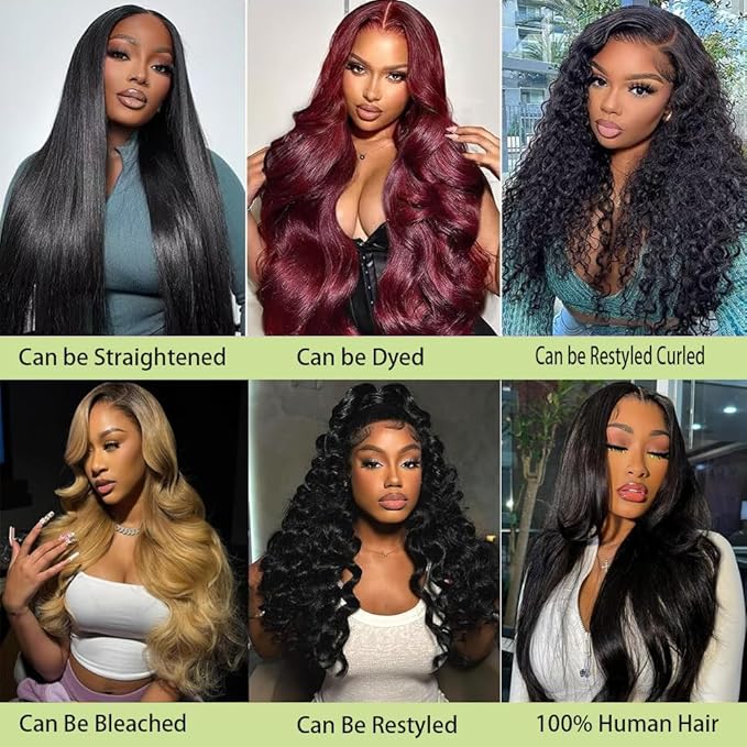 Human Hair Bundles 26 28 30 Inch 12A Body Wave 3 Bundles Human Hair 100% Unprocessed Virgin Hair Extensions Raw Quick Weave Extensions Natural Black