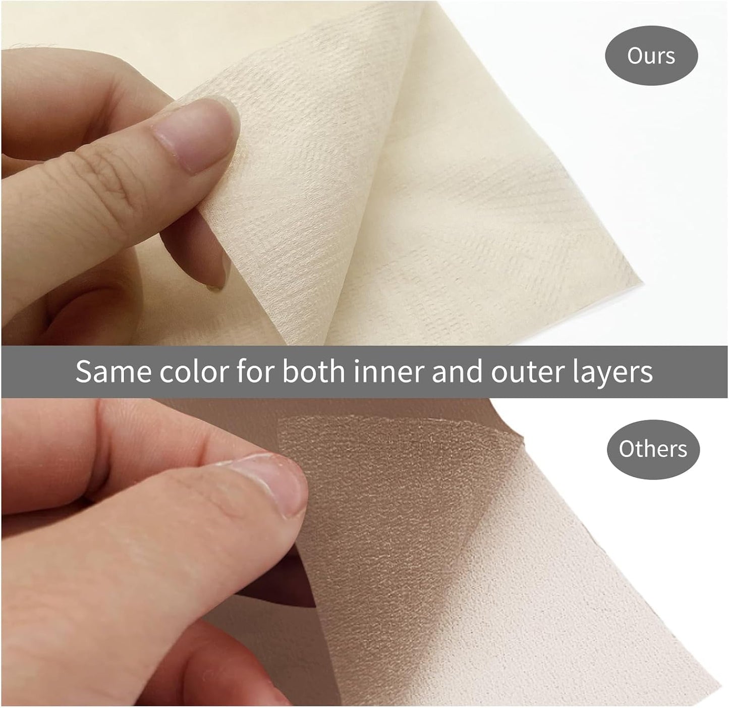 Cocktail Napkins - 600 Count 2-Ply Cream Napkins Disposable, 4.75 x 4.75 Inch Folded Paper Napkins Bulk Beverage Napkins for Dinner Wedding Bar Party and Everyday Use