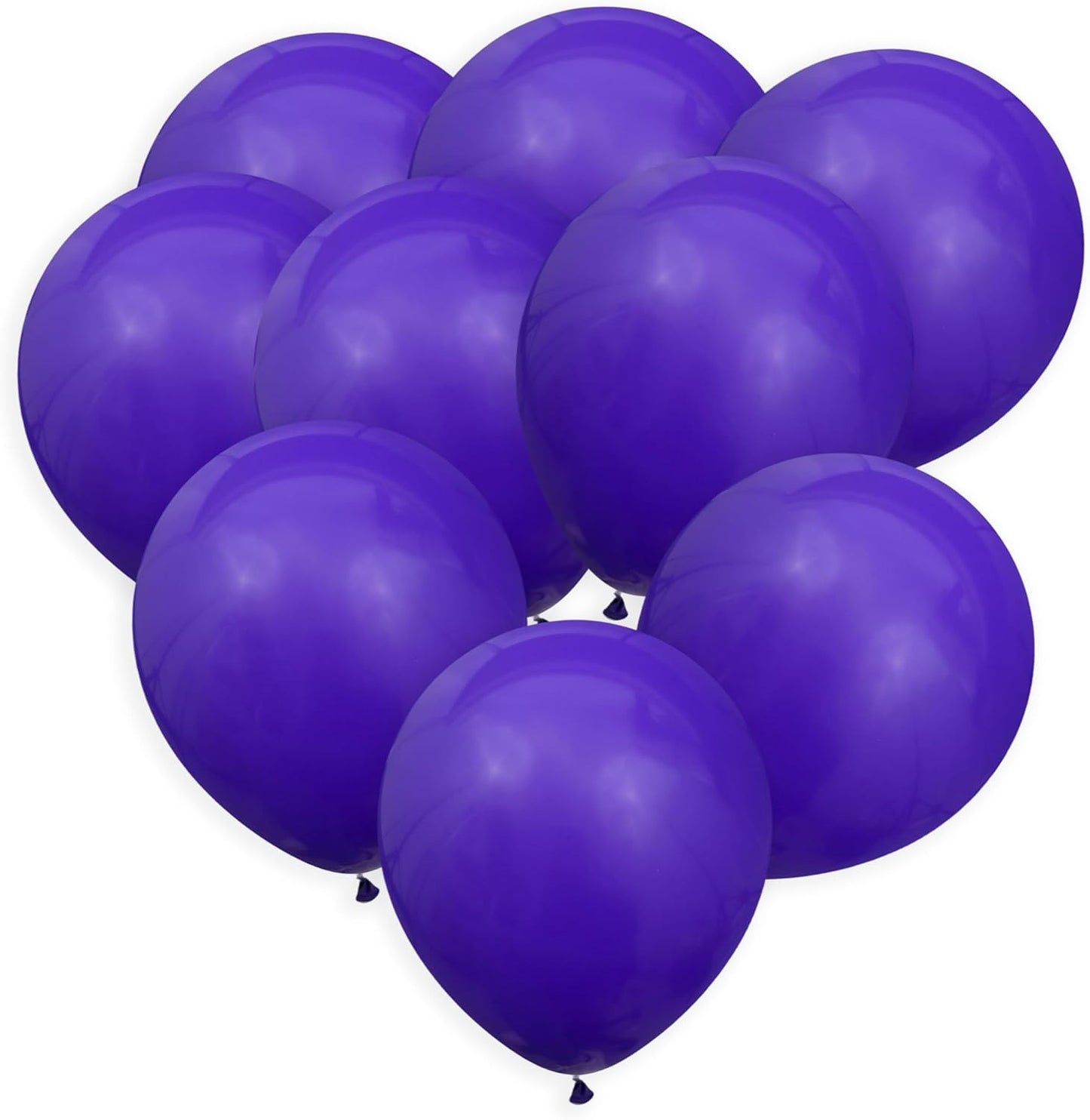 Dark Purple Balloons 50 Pack, 12 Inch Dark Purple Latex Balloons For Birthdays, Weddings, Baby Showers, Holidays