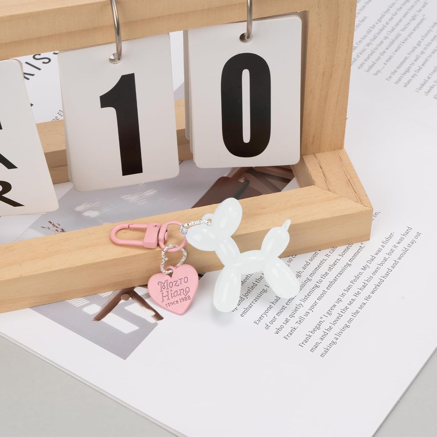 Balloon Dog Keychain Cute Bag Charm Handbag Purse Key Accessories