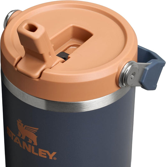STANLEY IceFlow 2.0 Flip Straw Tumbler with Handle 30 oz | Twist On Lid and Flip Up Straw | Leak Resistant Water Bottle | Insulated Stainless Steel | BPA-Free | Twilight