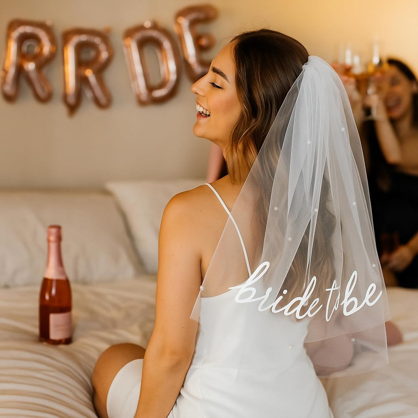 Bride to Be Sash Veil Bachelorette Party Accessories, Bridal Shower Decorations, Engagement Gifts for Bride