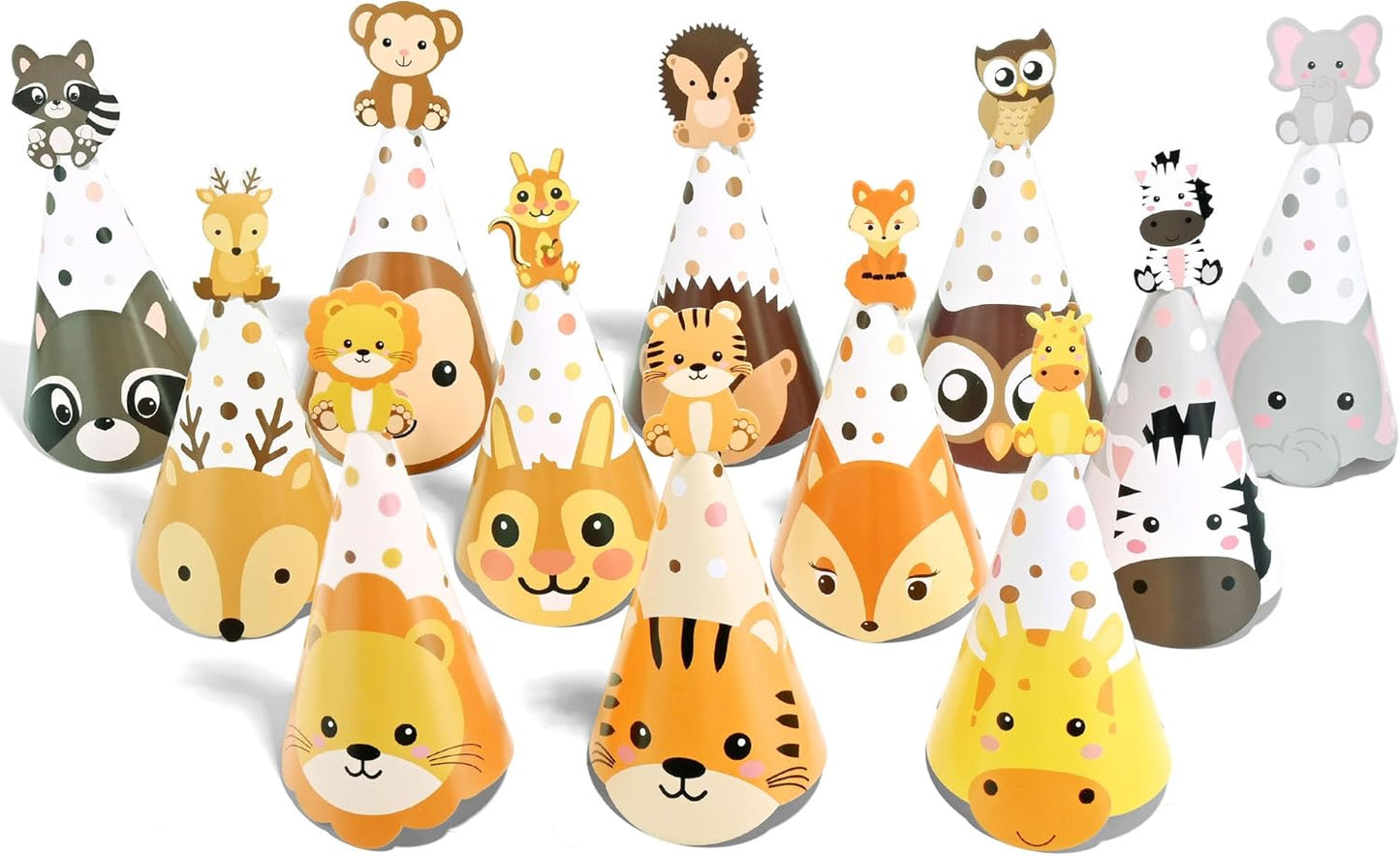 CANREVEL Party Hats for Kids and Adults, Party Supply for Party Decorations, Party Headwear for Birthday Celebration