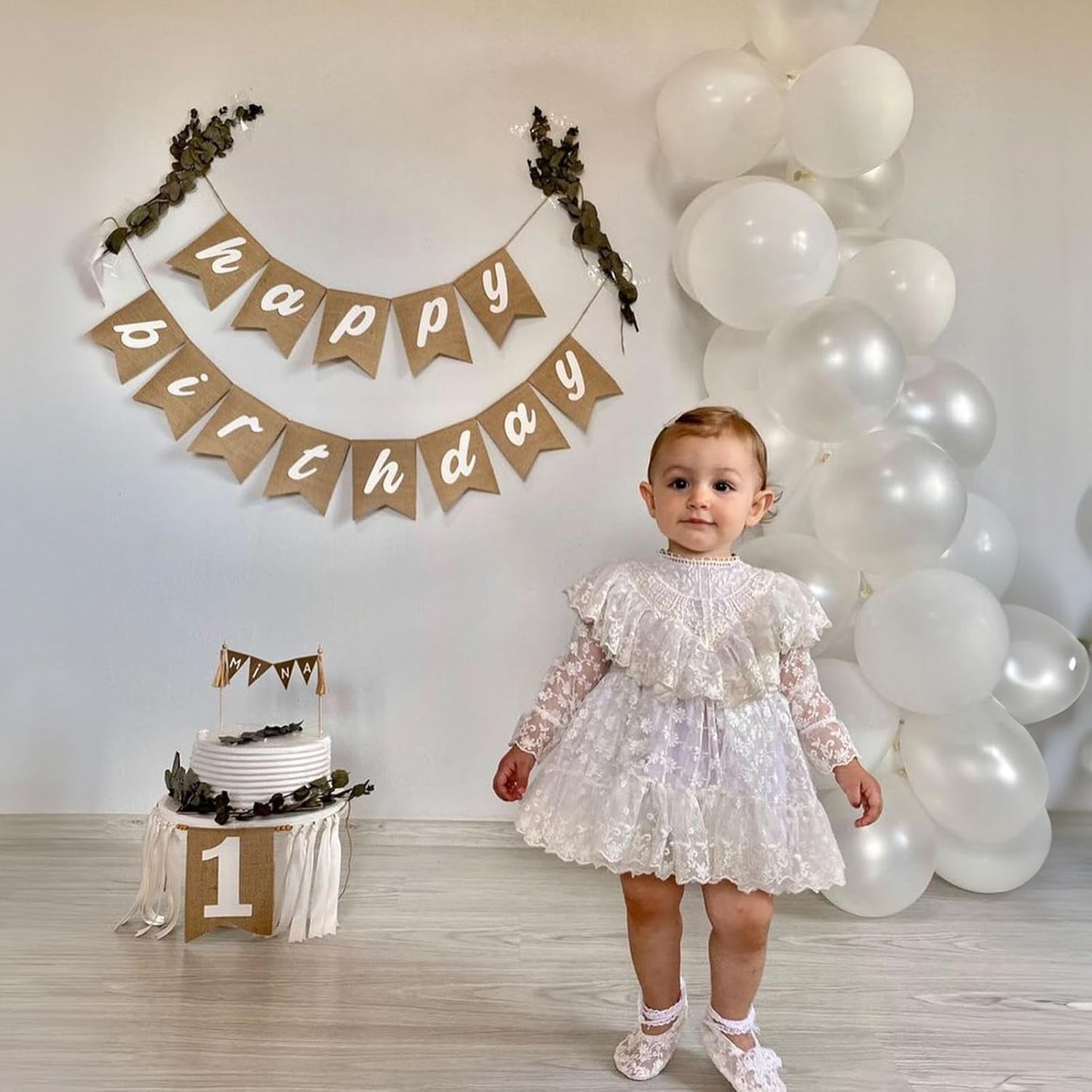 Pearl White Balloons, 12 Inch 30 Pcs Bright Royal Clear Latex Balloons for Arch Helium Birthday Wedding Baby Shower Anniversary Party Decorations