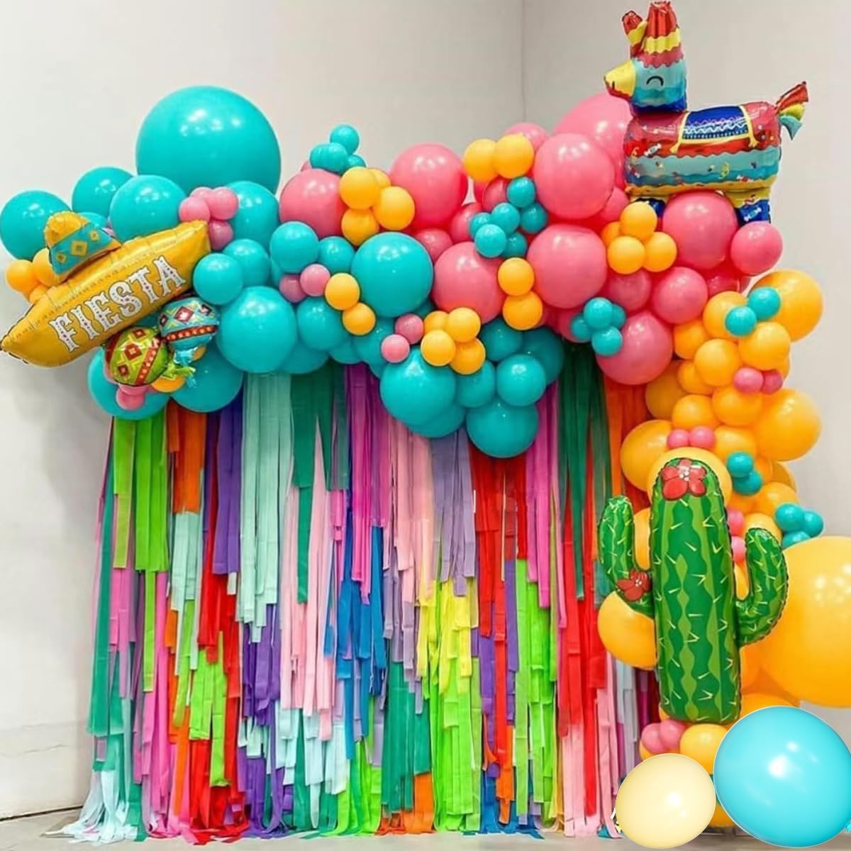 Rainbow Balloons Garland Arch Kit, 146Pcs 5 Assorted Color Latex Balloon Different Sizes 18 12 10 5 Inch for Gender Reveal Baby Shower Wedding Birthday Party Decoration
