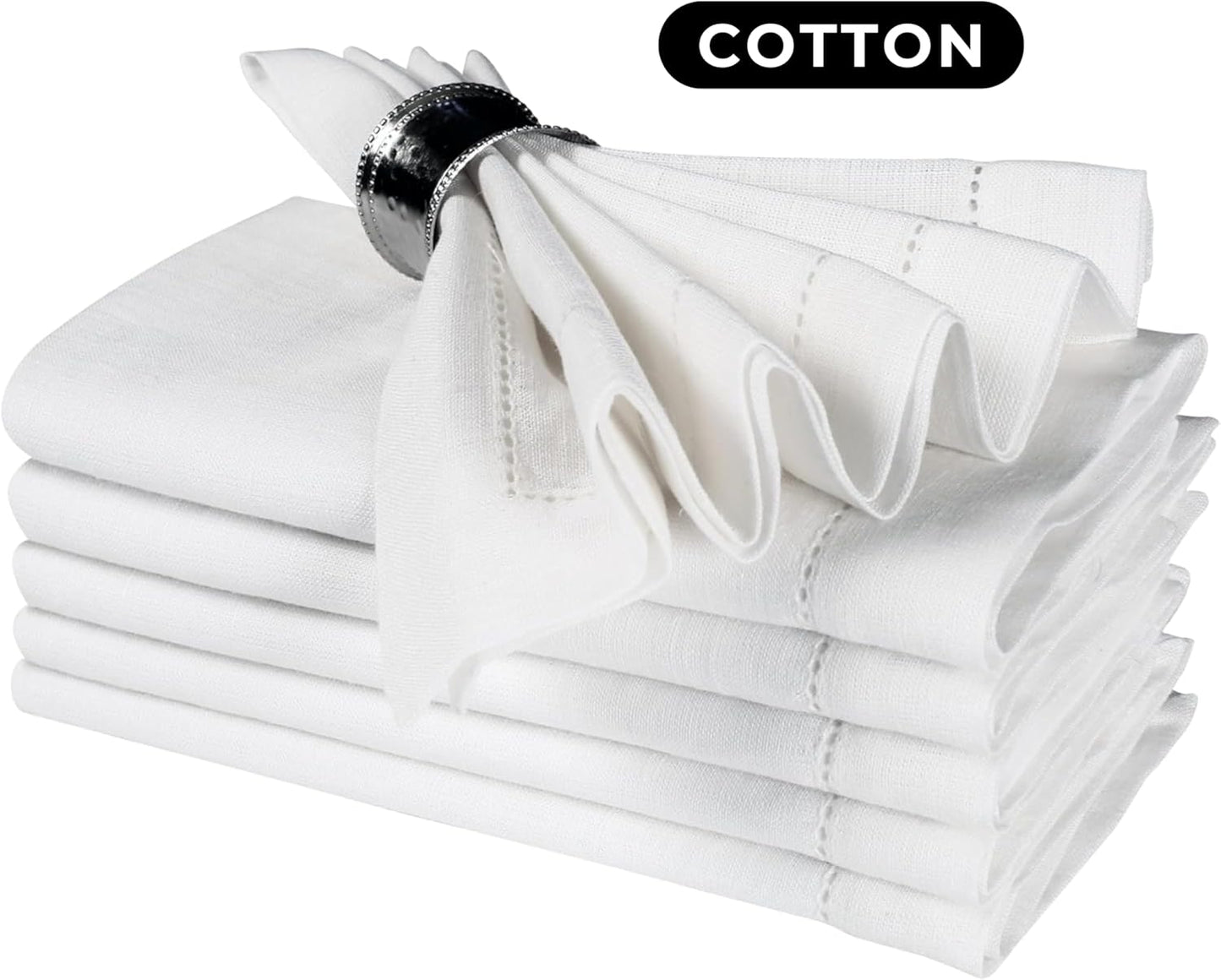 Cloth Napkins, 100% Linen Napkins White, Napkins, Linen Napkins, Dinner Napkins Cloth, Napkins Cloth, Wedding Napkins, Easter Thanksgiving Christmas Napkins 18x18 Cloth Napkins Set of 6