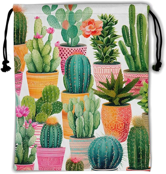 Nerxy Leaf Grip Bags for Gymnastics Tropical Leaves Grip Bag Botanical Drawstring Storage Bags