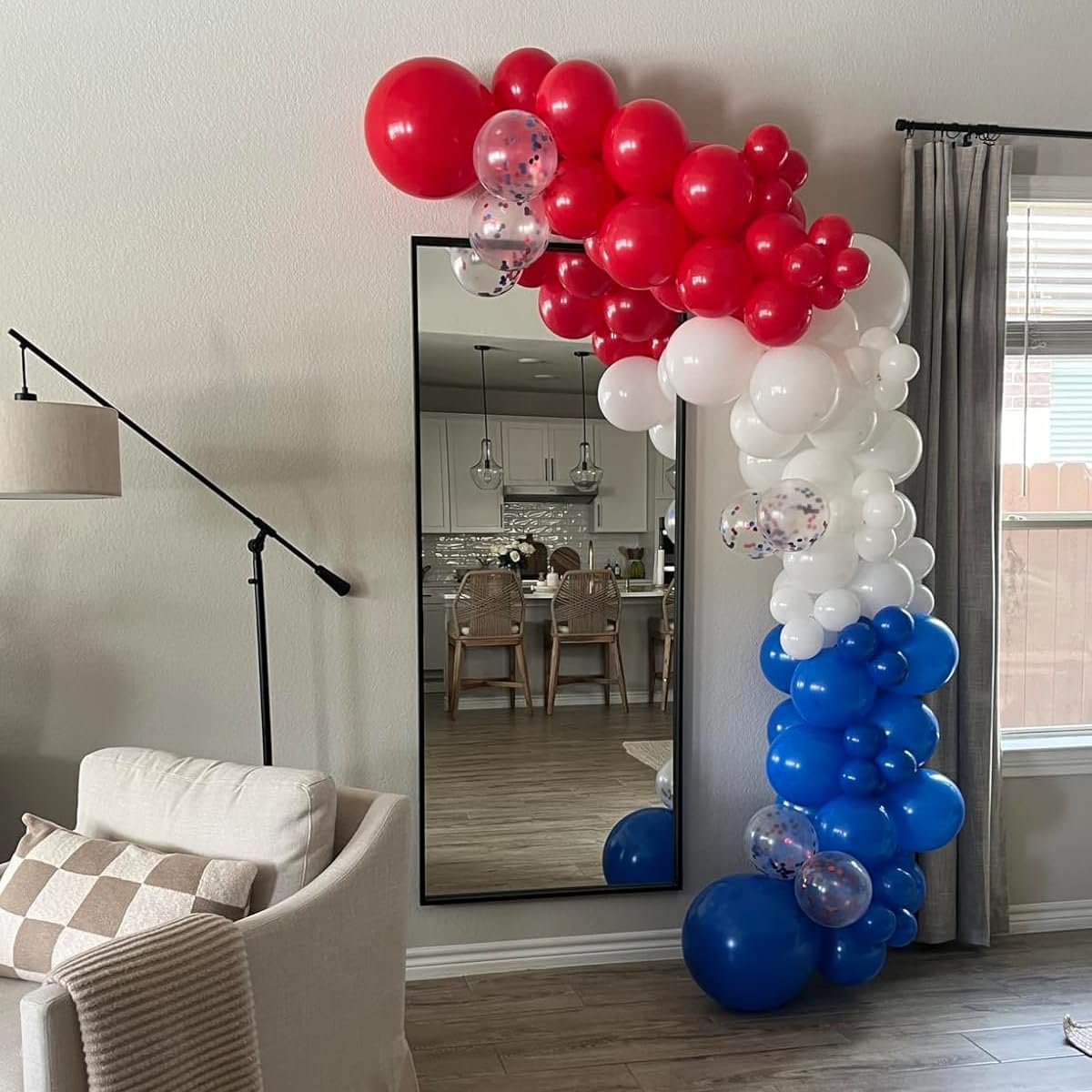 100pcs 12 inch Red Latex Balloons Party Decorations for Birthday, Halloween,Wedding, Anniversary, Baby Shower