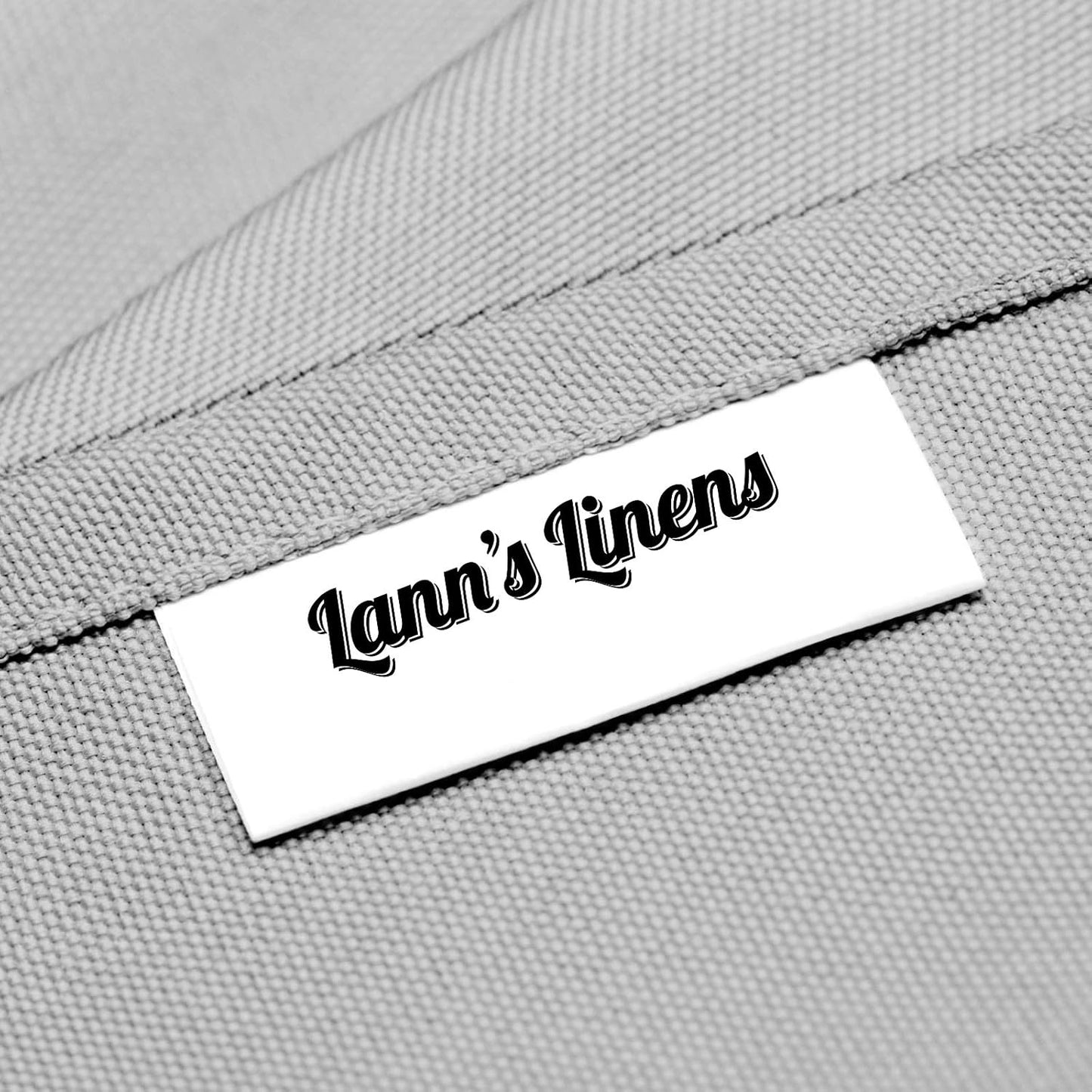 Lann's Linens - 132" Round Premium Tablecloth for Wedding/Banquet/Restaurant - Polyester Fabric Table Cloth - Silver Gray