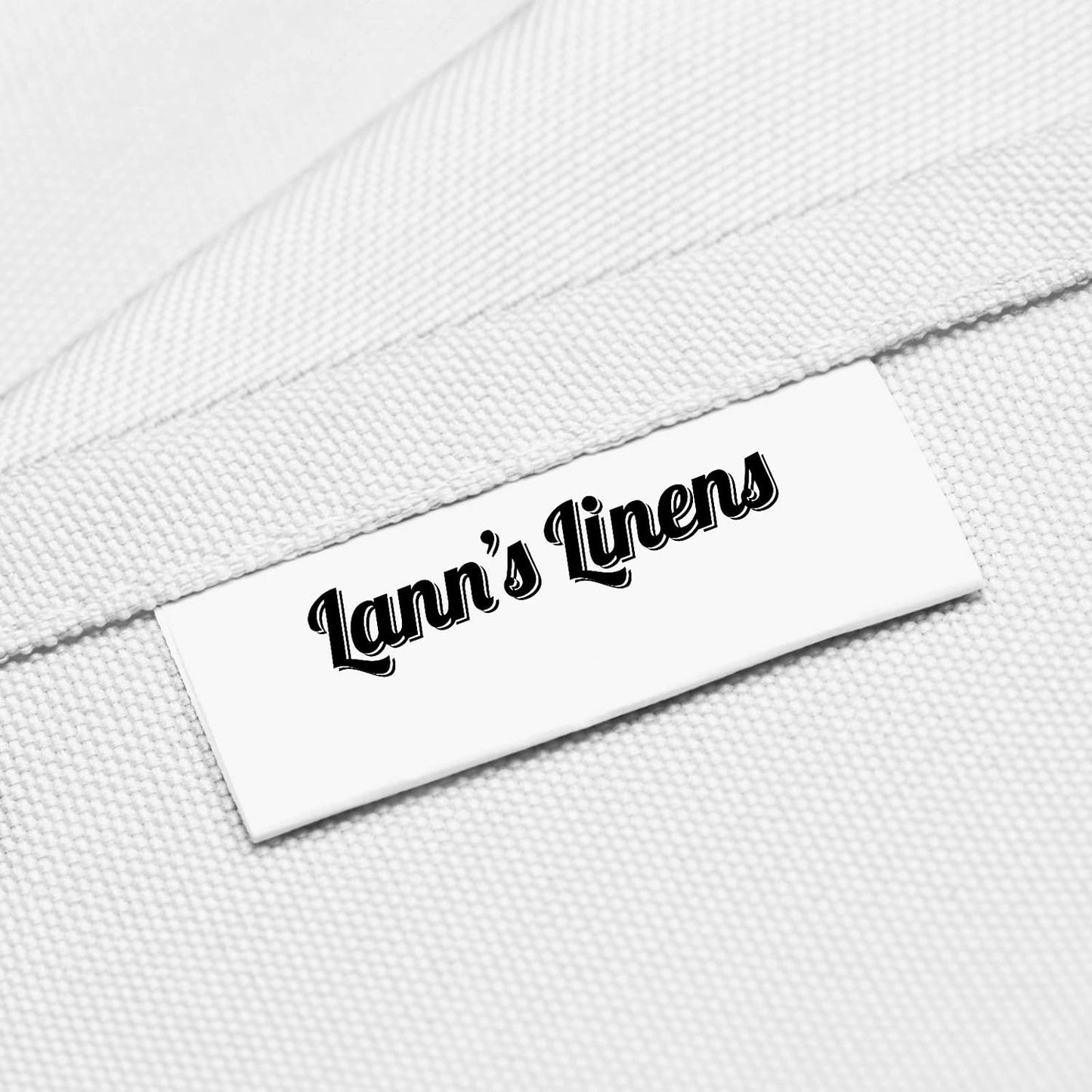 Lann's Linens - 70" x 120" Premium Tablecloth for Wedding/Banquet/Restaurant - Rectangular Polyester Fabric Table Cloth - White