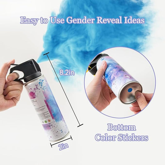 Gender Reveal Fire Extinguisher for Boy, Fire Extinguisher Gender Reveal, Blue Smoke (2PCS)