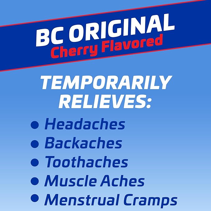 BC Pain Relief Powder, Cherry, 24 ct (Pack of 1)
