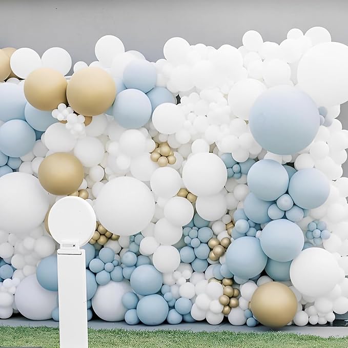 110pcs White Balloons 12inch Matte White Latex Party Balloons for Wedding, Birthday, Graduation, Bridal Shower, Baby Shower, Bachelorette and Engagement Decorations