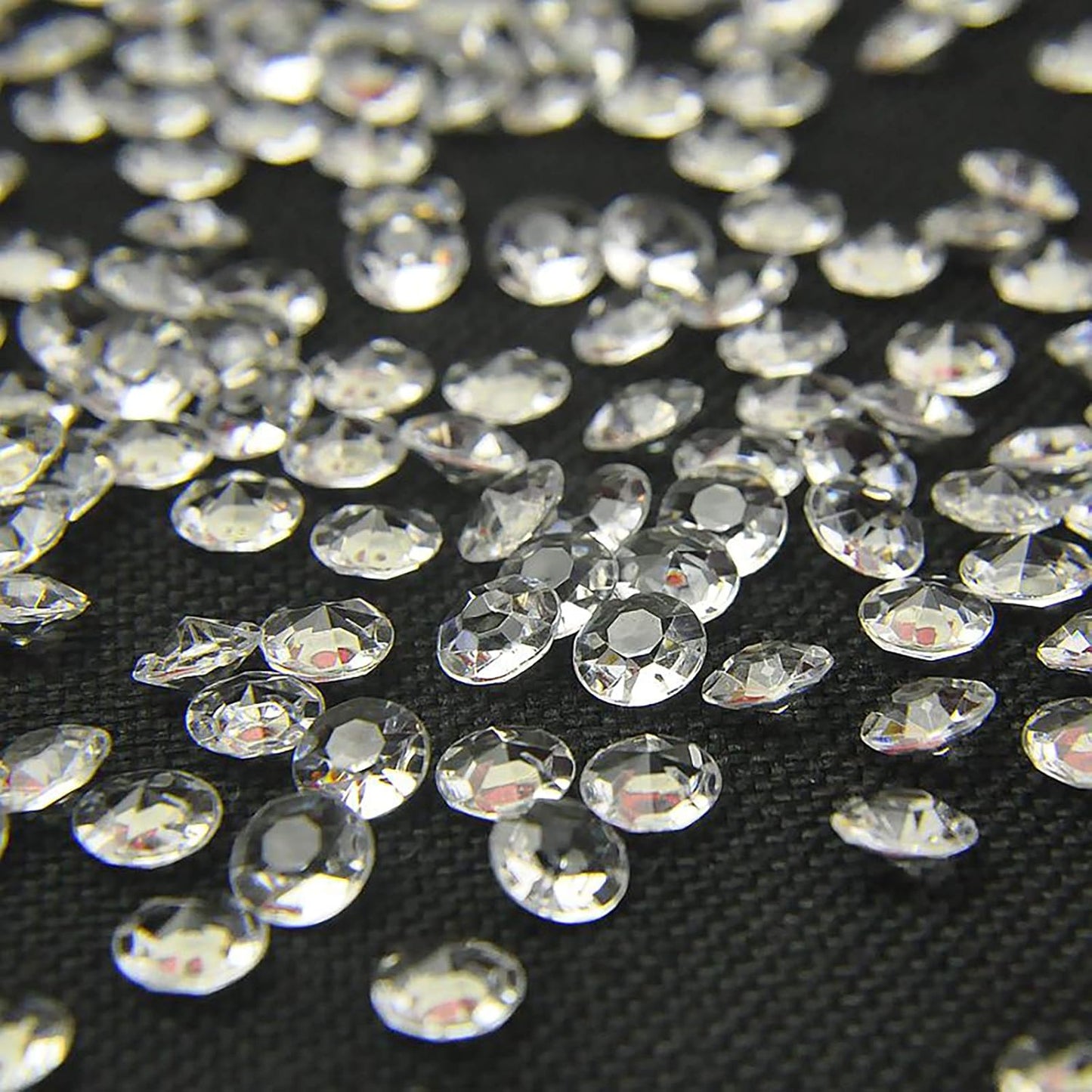 ZKC 4.5mm 10000PCS Clear Crystal Acrylic Diamond Vase Fillers Beads for Wedding Centerpiece Table Scatter Shower Party Vase Beads Decorations