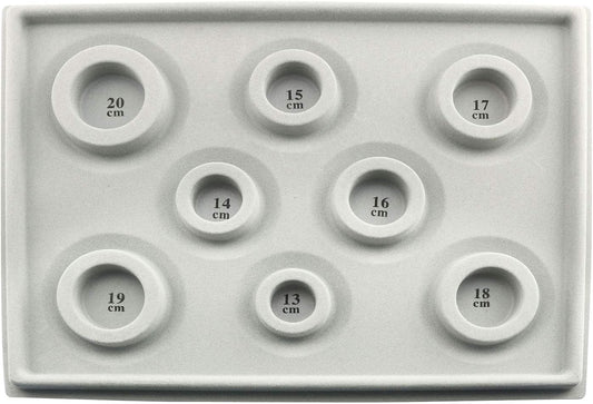 Tegg Bracelet Board Flocked Bead Beading Jewelry Organizer Tray for Bracelet Jewelry Making Design DIY Craft Panel
