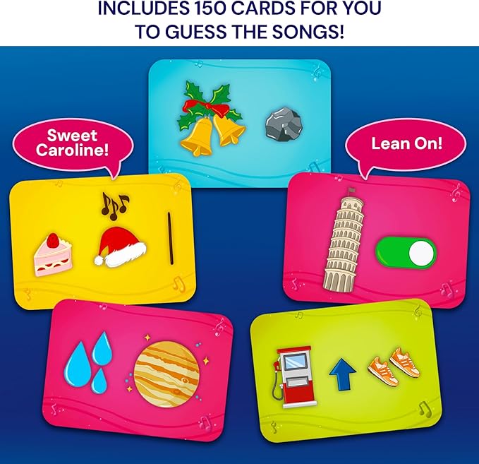 Gouda Games Jam Slam Music Card Game - Fast-Paced Song Guessing Party Game for Family Game Night, Fun for Adults, Teens & Kids, Gift for Music & Board Game Lovers, 3-12 Players