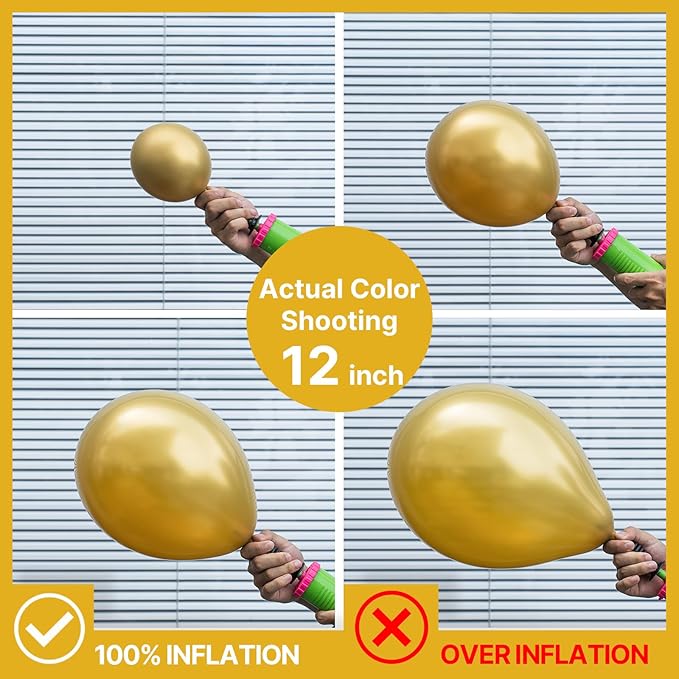 PartyWoo Gold Balloons 85pcs Different Sizes of 18 12 10 5 Inch Gold Balloon Arch Kit Garland for Birthday Wedding Anniversary Baby Shower Graduation Retirement Casino Party Decorations Gold-G101