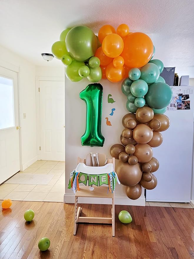 40 Inch Number 7 Balloon, 6 7 Birthday Decorations, Dark Green Seven Birthday Decor, 7 17 27 70 Year Old Balloon Number for Engagement, Wedding, Graduations
