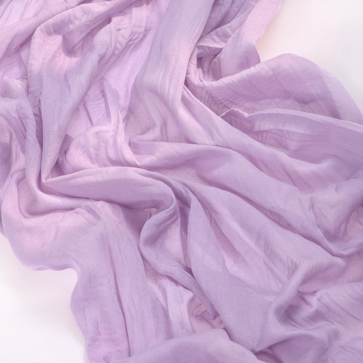 MLMC Lilac Purple Cheesecloth Table Runner 10ft Rustic Gauze Lavender Cheese Cloth Table Runner Fall Centerpiece 35x120 Inches for Romantic Wedding Bridal Baby Shower Birthday Decor