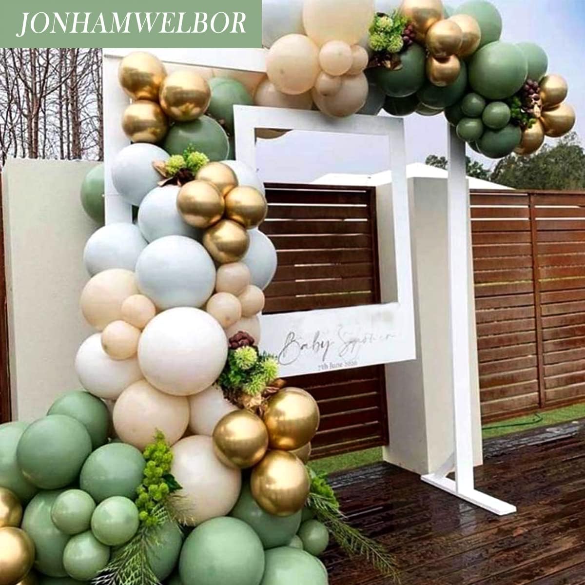 Jonhamwelbor Nude Balloons 12 inch 100 Pack Beige Retro Apricot Matte Skin Color Latex Helium Balloons for Birthday Baby Shower Wedding Party Decorations