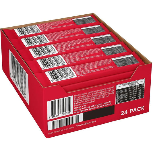 Cadbury Cherry Ripe 44g Bars 24 Count Box Australian Chocolate Treat