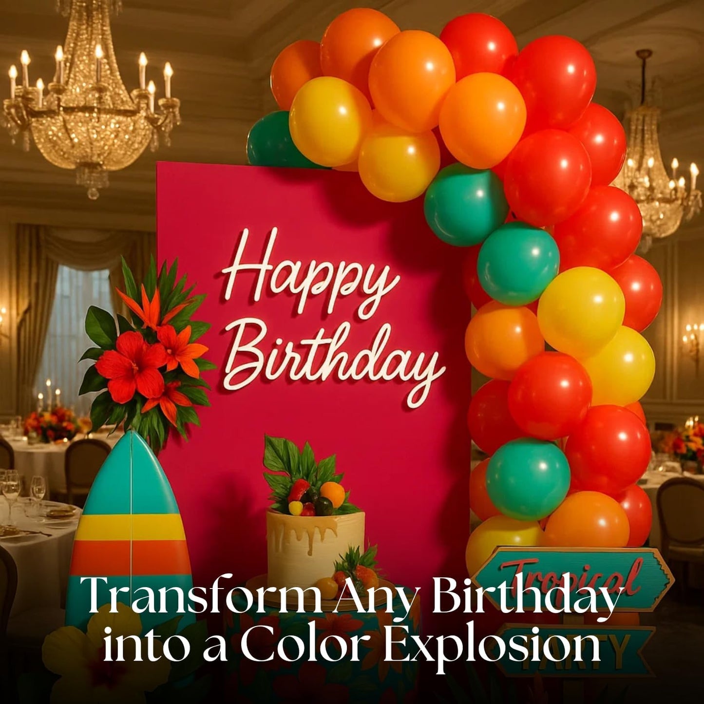 Monty Multicolor 7 inch Party Balloons (100 pcs, Pack of 2) - Latex Balloons for Birthdays Celebrations, Anniversary, Baby Shower, Valentine day, Christmas, New year & Weddings Decor