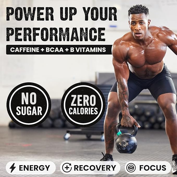CardoMax - Energy Drink Packets - Liquid Preworkout for Men & Women Caffeine Packets with BCAA, Vitamin B12, Vitamin B6 & B3 - Sugar-Free, Zero Calorie, Vegan & Keto - 15 Stick Packs - Pink Lemonade