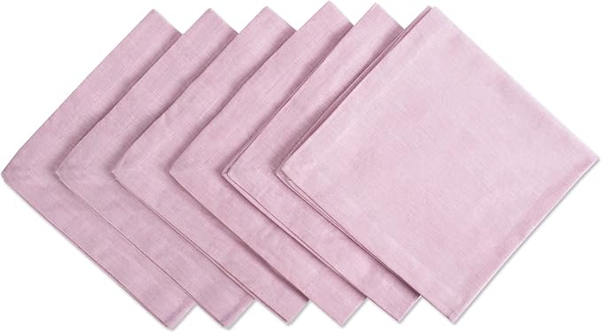 DII Chambray Kitchen, Tabletop Collection, Rose, Napkin Set