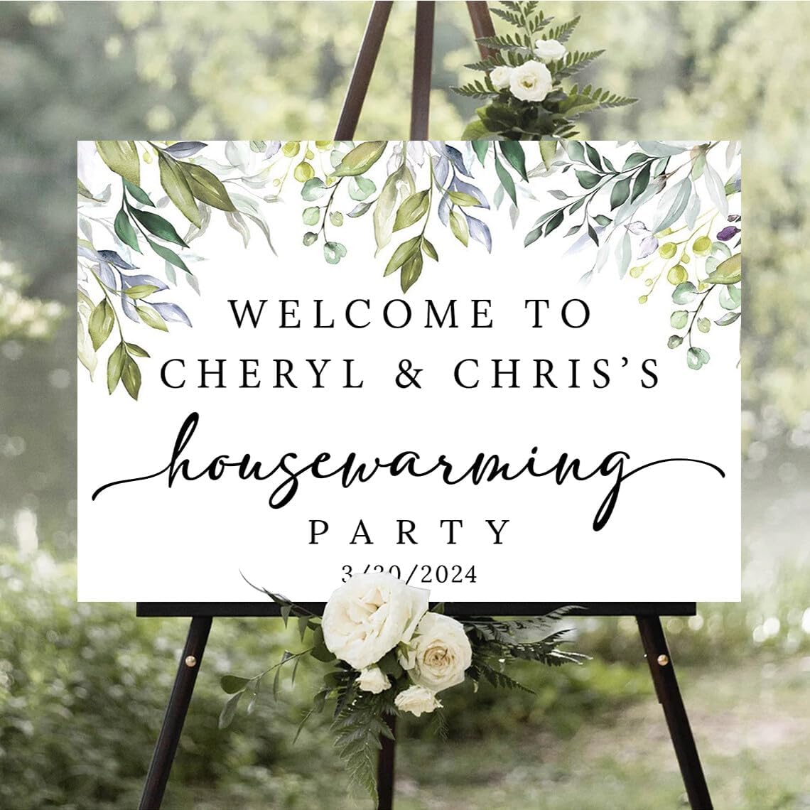 Personalized Housewarming Welcome Sign, Welcome To Party, Party Sign, Decor #20