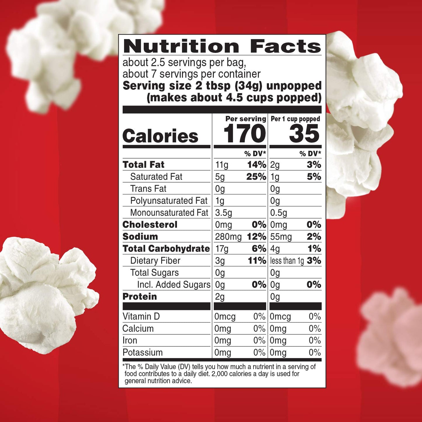 Orville Redenbacher's Microwave Popcorn, White Corn, 3.28 oz., 3-Count (12 Boxes)