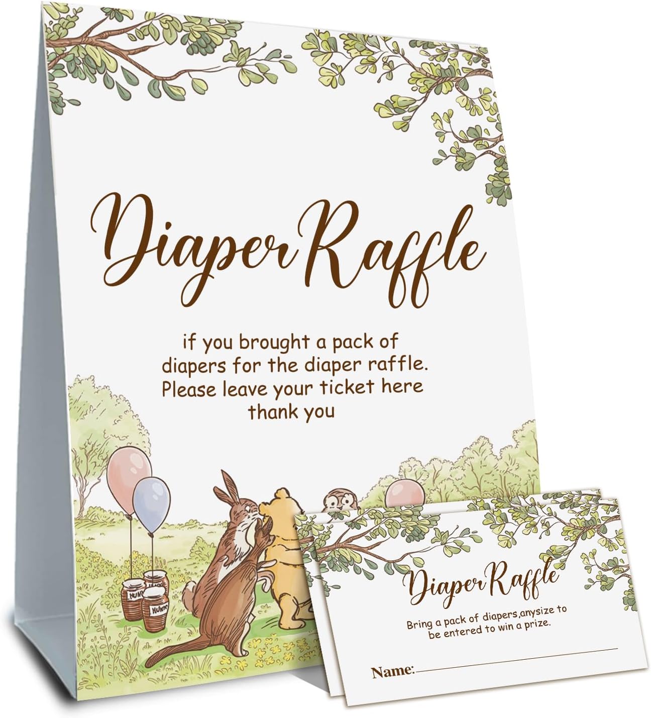 Baby Shower Decorations-Gender Reveal Decorations- Birthday Decorations- Party Decorations-Diaper Raffle