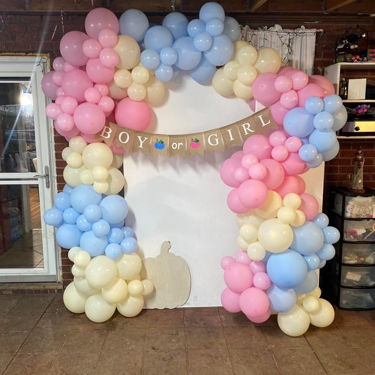 Pastel Pink Balloons - 5 inch 120pcs Latex - Small Round Light Pink Balloon with 2 Ribbons, Mini Helium Baby Pink Balloons for Birthday Party, Wedding, Anniversary, Baby Shower Decorations