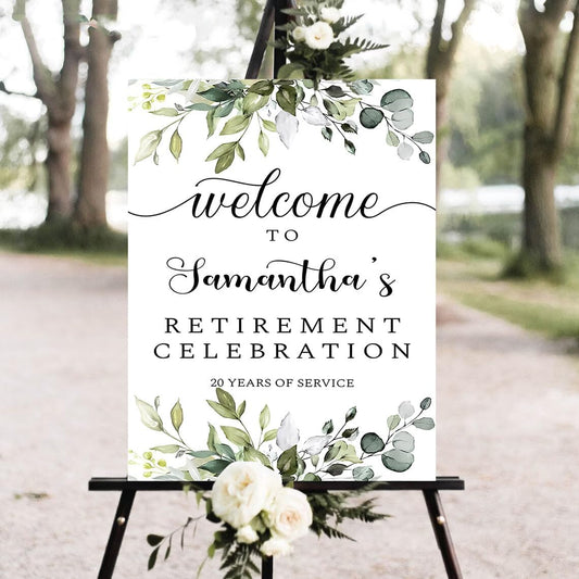 Personalized Retirement Yard Sign, Retirement Celebration Welcome Sign, Retirement Party Sign, Retirement Decorations, Retirement Outdoor Sign, Retirement Home Decor, Retirement Celebration Sign #16