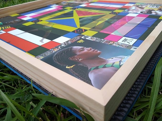 Jamaican Ludo Legendary Athletes Edition – 24x24 Oversized Board Game | Celebrating Jamaica’s Sports Icons | Fun Multi-Player Entertainment for Family Game Night | Ludi, Ludy, Loodi | Gift Idea