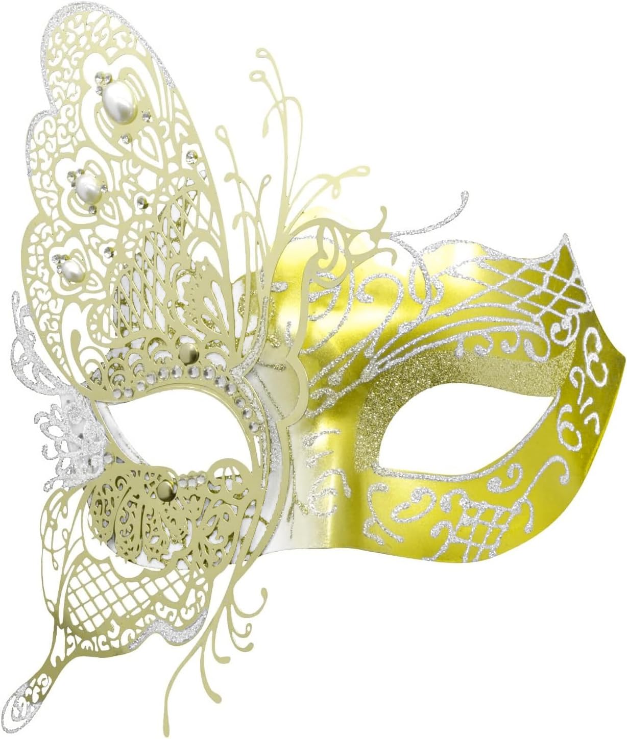 Mysterious Venetian Butterfly Lady Masquerade Halloween Party Mask Evening Prom Ball Mask Bar Costumes Accessory