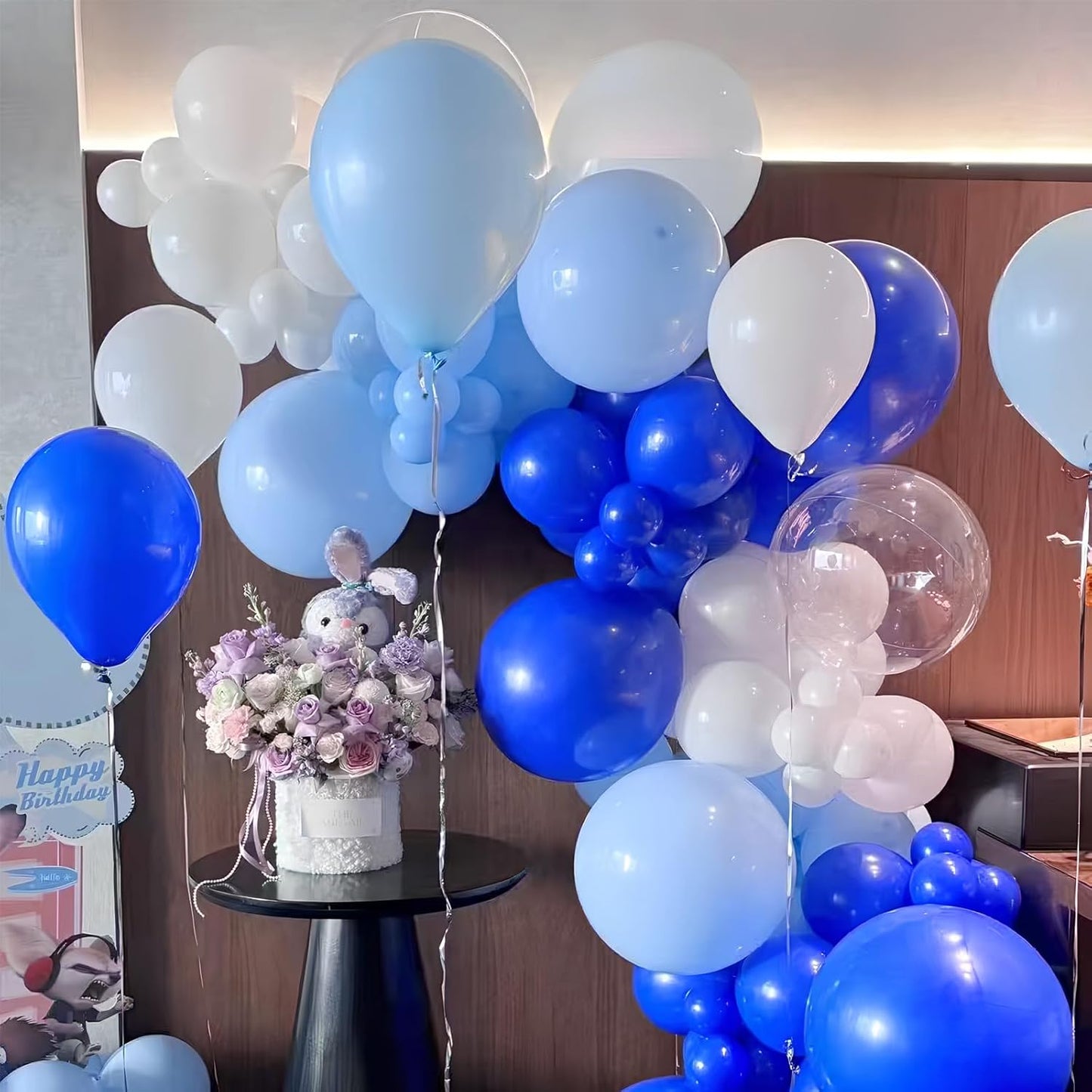 Navy Blue Latex Balloons, 100pcs 12inches Round Helium Navy Blue Balloons for Birthday Baby Shower Wedding Birthday Party Decorations
